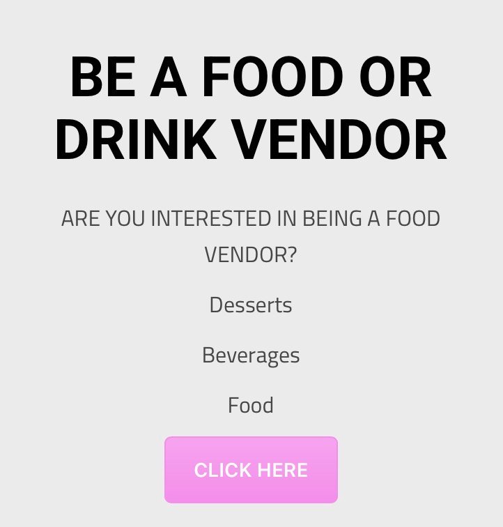 Be a Food or Drink Vendor Example for Gold Leaf x Pink Planes: High Society Weekend Annapolis Maryland