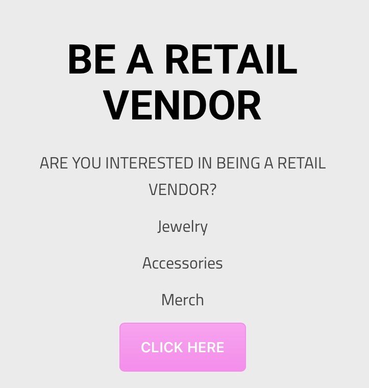Be a Retail Vendor Example for Gold Leaf x Pink Planes: High Society Weekend Annapolis Maryland